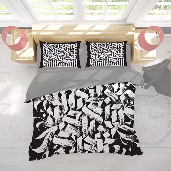 ست روتختی کالیگرافی دو نفره دستیکور مدل Mod1400