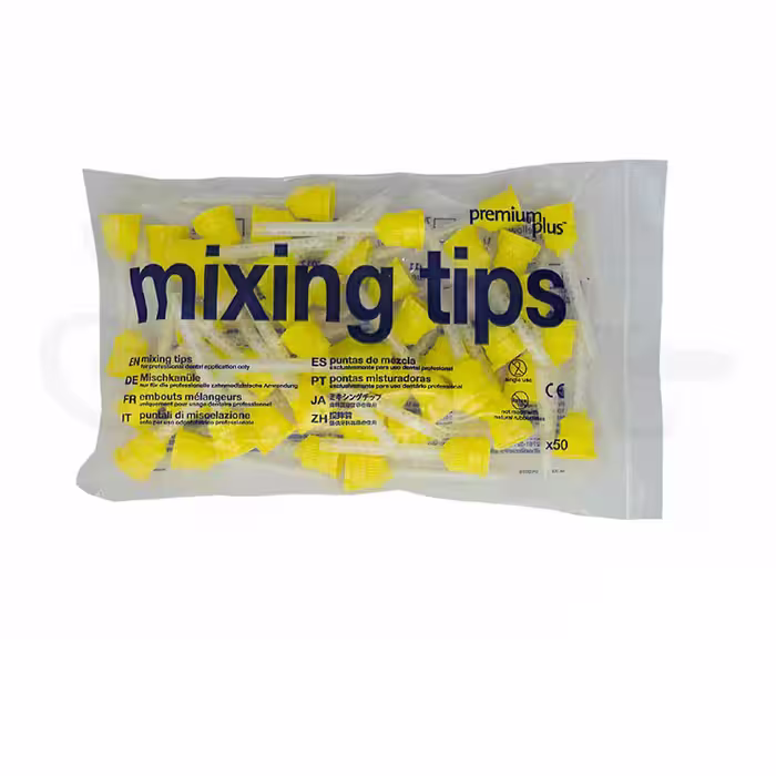 سری میکسر زرد Mixing Tips yellow برند پرمیوم پلاس premium plus