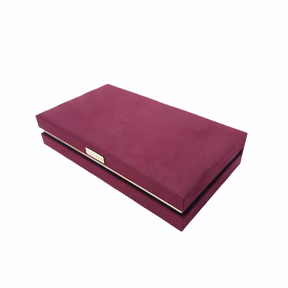 جعبه هدیه مخمل طرح هاردباکس کد BJ5507