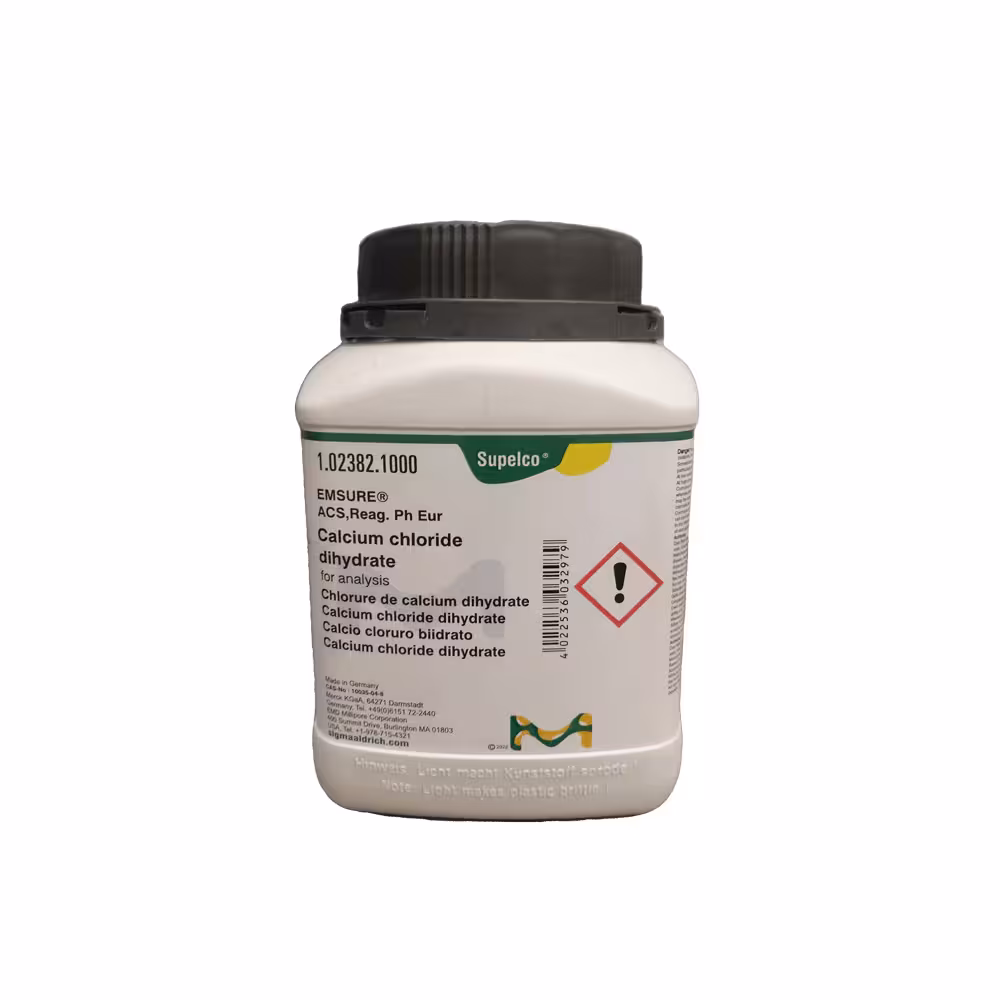 کلسیم کلرید 2 آبه برند مرک آلمان کد 102382