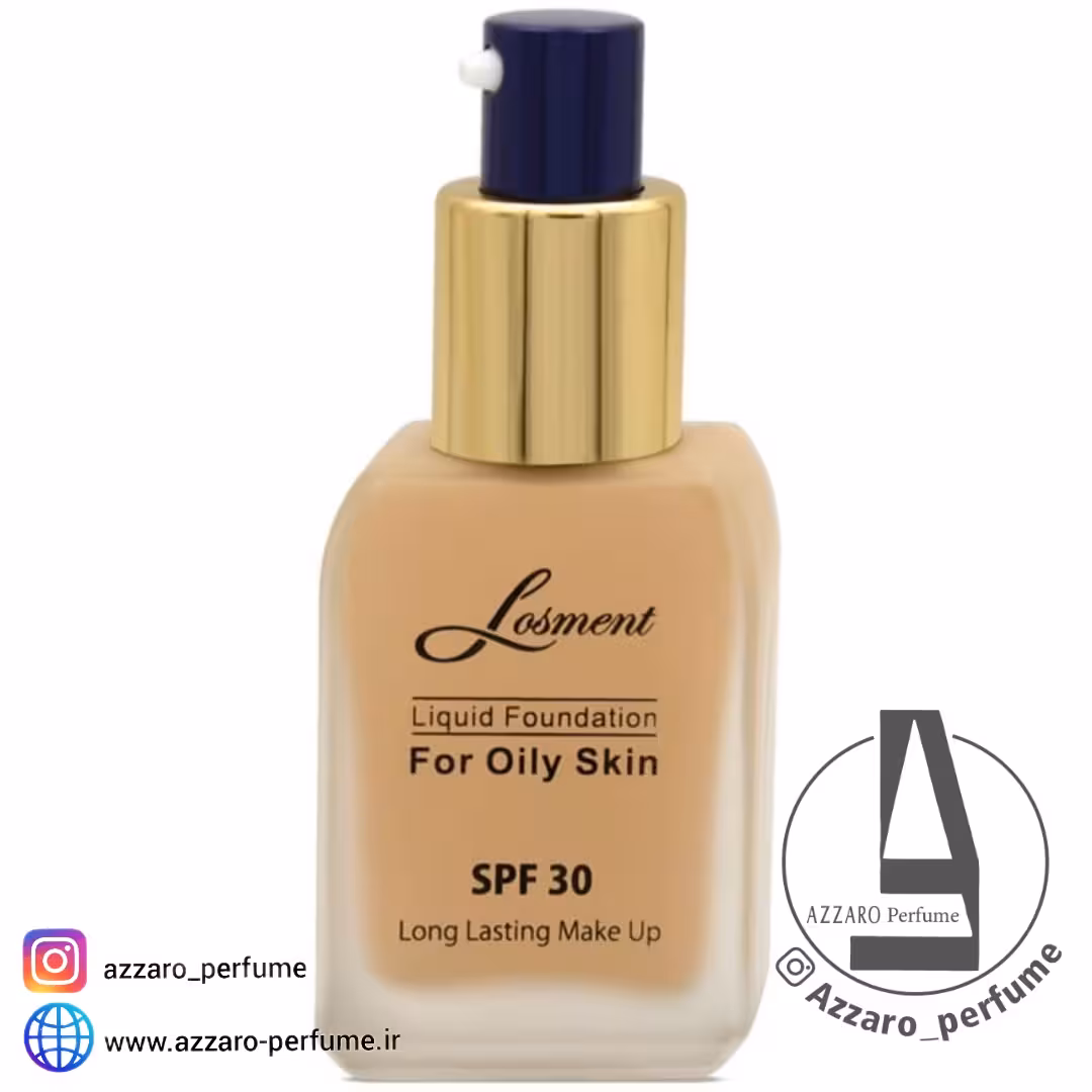 کرم پودر شیشه ای فاقد چربی لوسمنت شماره 215 حجم 35 میل