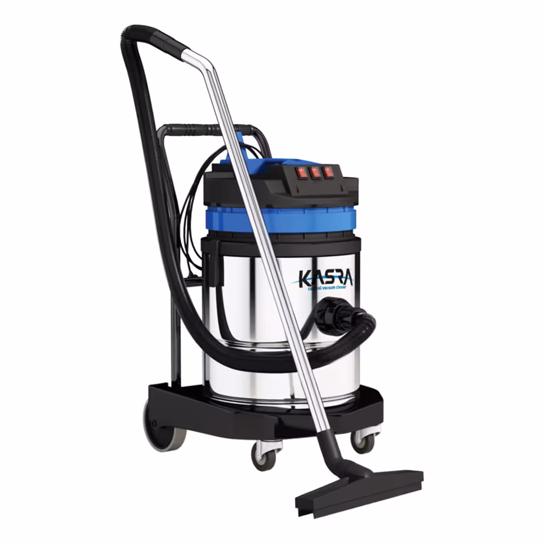 جاروبرقی نیمه صنعتی آب و خاک سه موتور کسری مدل Panda-K-V402004