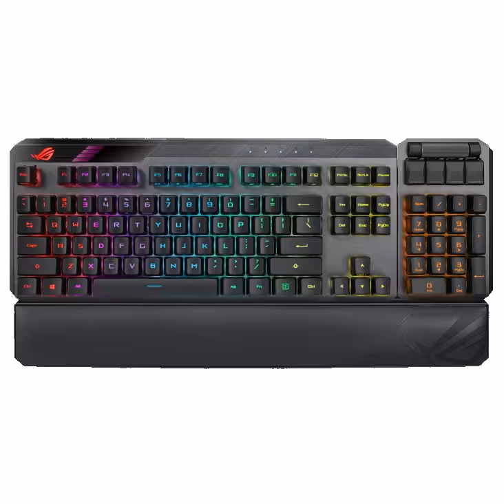 کیبورد ایسوس بی سیم ROG STRIX Claymore II Red Switch