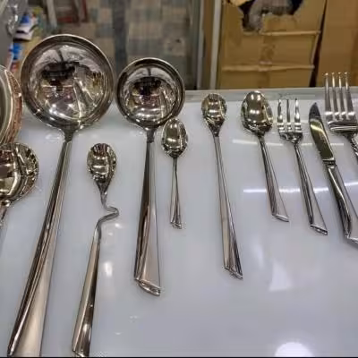 سرویس قاشق و چنگال 24 نفره 144 پارچه المان اصلی تضمینی ضخیم ناخنی