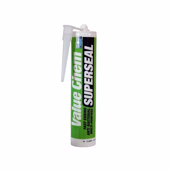 چسب سیلیکون درزگیر غفاری مدل سوپرسیل ولیوکم حجم 280 میلی لیتر