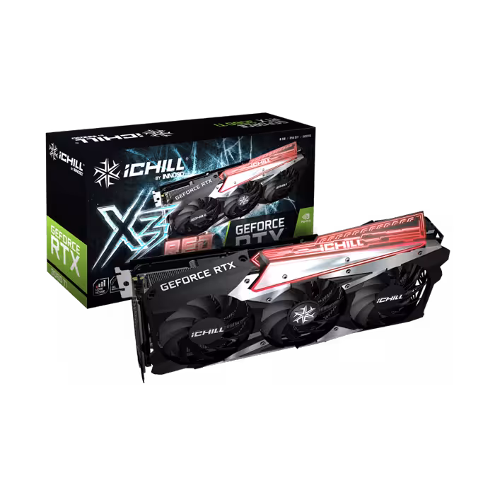 قيمت و خرید کارت گرافیک اينو تري دي مدل INNO3D RTX3060 Ti ICHILL X3 RED