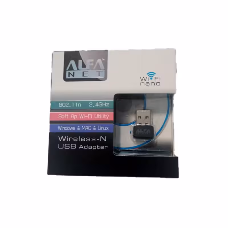 دانگل شبکه USB بدون آنتن آلفا ALFA 802