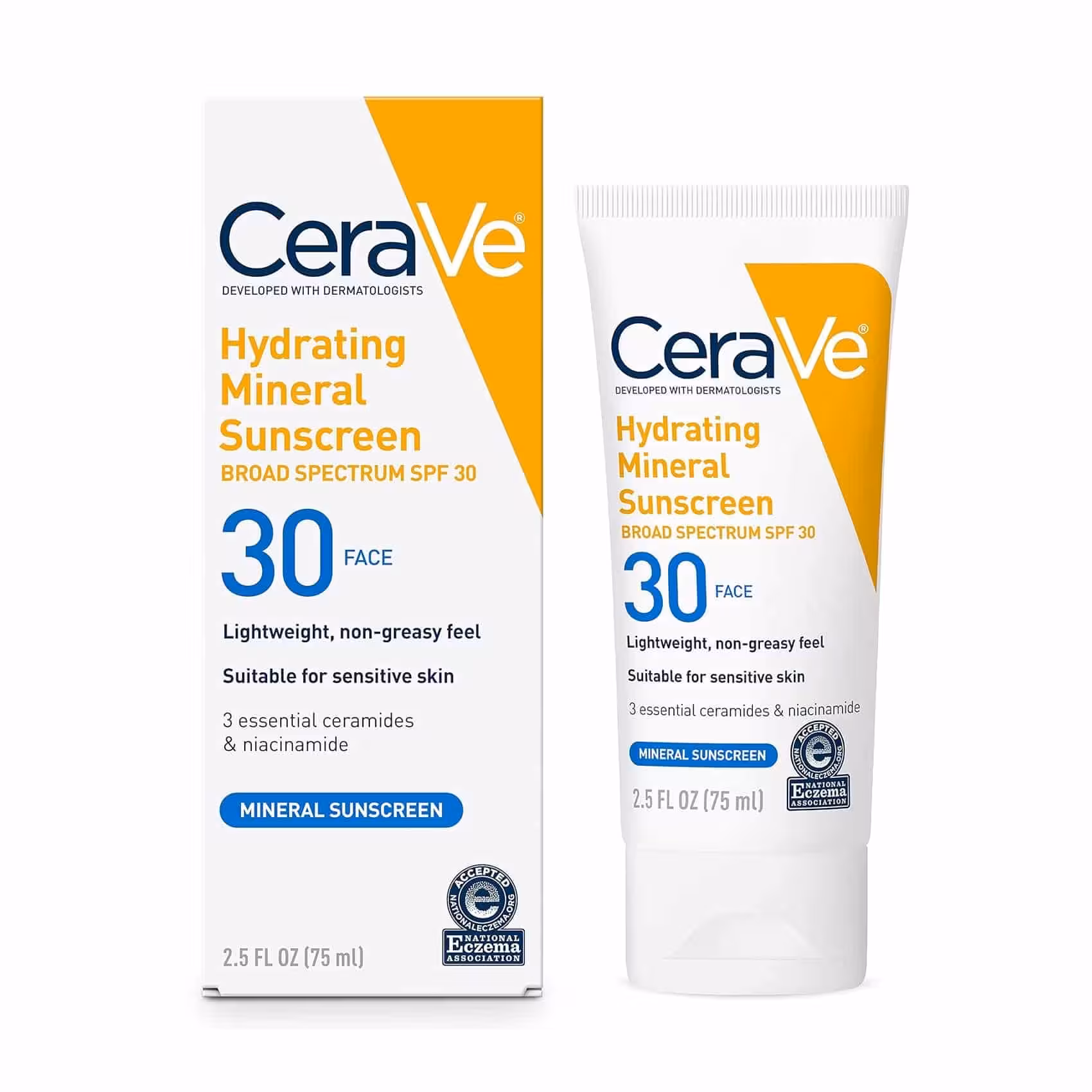 کرم ضد آفتاب سراوی مدل Hydrating Mineral SPF30