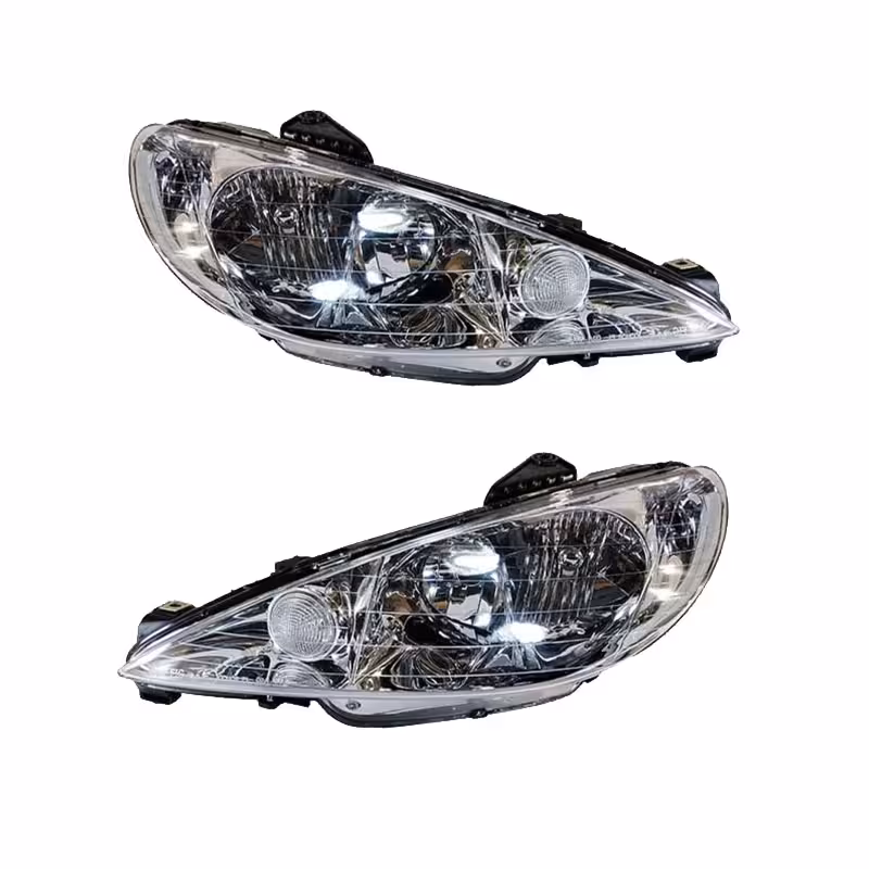 چراغ جلو پژو 206 موتور دار چپ/راست مدرن (دو عددی)