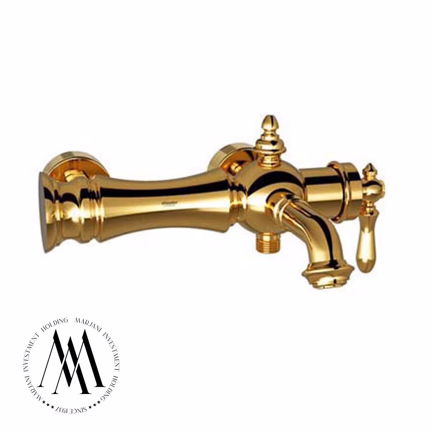 شیر حمام شودر مدل بیزانس (طلا)