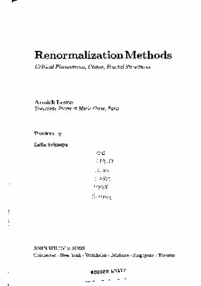 خرید و دانلود نسخه کامل کتاب Renormalization methods