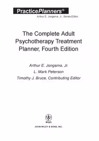 خرید و دانلود نسخه کامل کتاب The Complete Adult Psychotherapy Treatment Planner, 4th edition (Practice Planners)