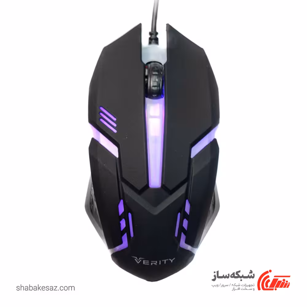 قیمت و خرید ماوس با سیم گیمینگ وریتی VERITY MS 5123G - شبکه ساز