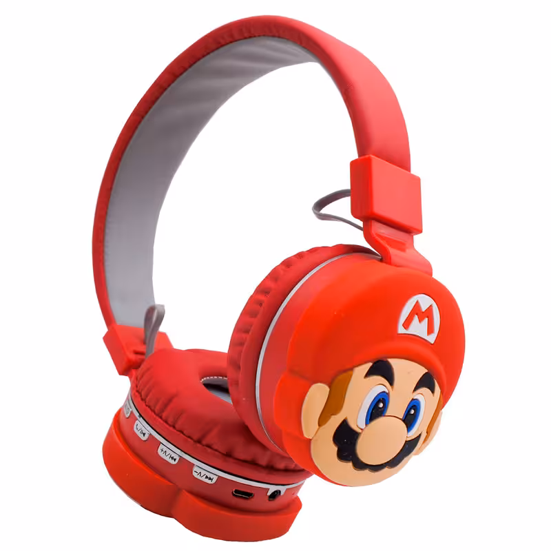 هدفون بلوتوثی طرح فانتزی ماریو مدل Super Mario AH-806Q | کالا مکس