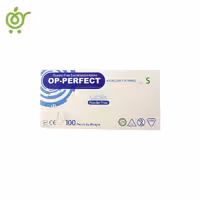 دستکش لاتکس (100 عددی) بدون پودر OP-PERFECT سایز SMALL