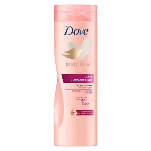 داو لوسیون بدن انواع پوست با مواد معدنی طبیعی براق کننده Care   Radiant Glow حجم 400 میل