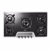 اجاق گاز رومیزی پنج شعله‌ مدل G-5901 S استیل البرز