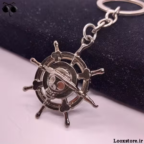 جاکلیدی اسکلت وان پیس مشکی