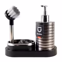 ست جا مایع کنار سینک به همراه اسکاچ و فرچه