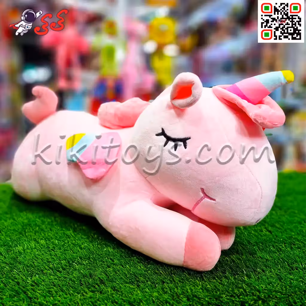 عروسک اسب تک شاخ پولیشی بالشتی plush toy 071