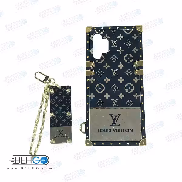 کاور لویی ویتون مدل صندوقی قاب گوشی سامسونگ A32 4G به همراه بند آویز