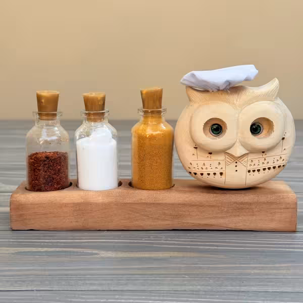 جا ادویه ای جغد طرح چهار