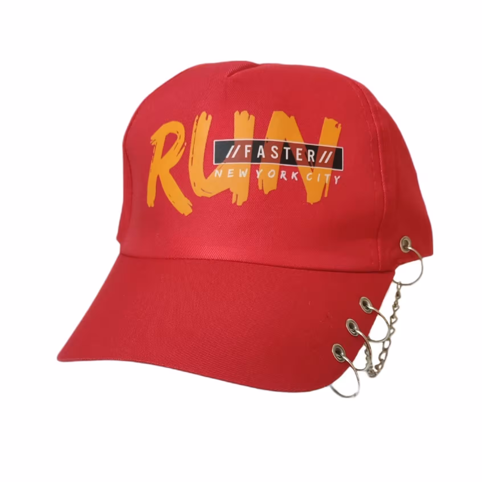 کلاه زنجیردار و زیبا دخترانه و پسرانه مدل RUN کد 21 فری سایز