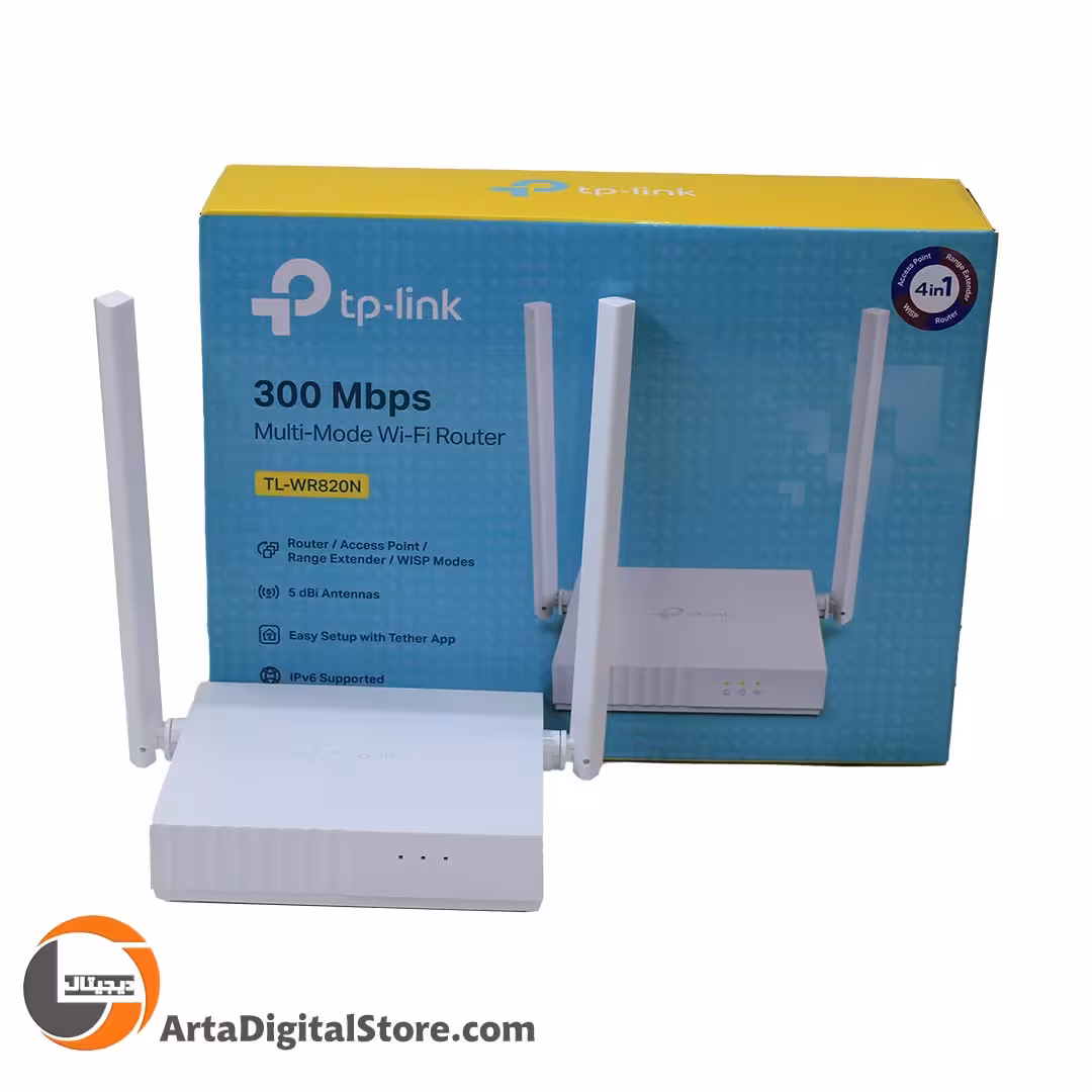 روتر 2 آنتن TP-Link TL-WR820N 300Mbps