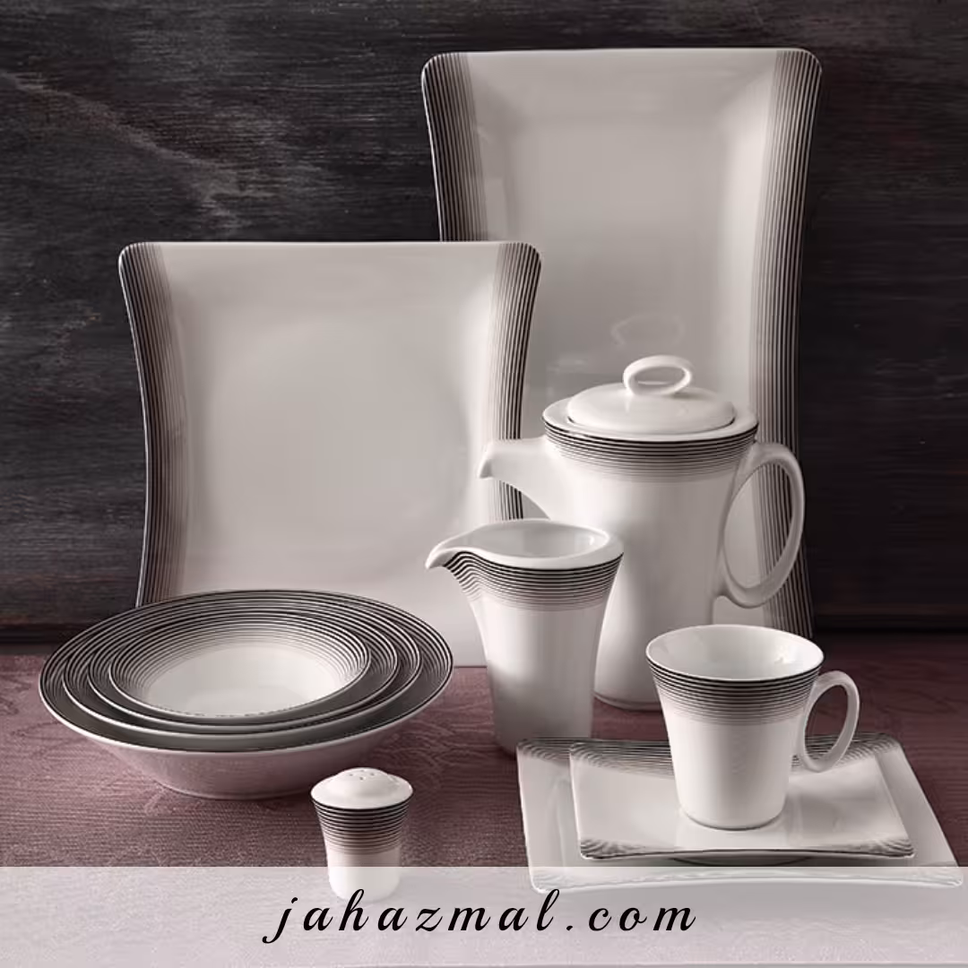 سرویس چینی زرین طرح کایزر 97 پارچه
