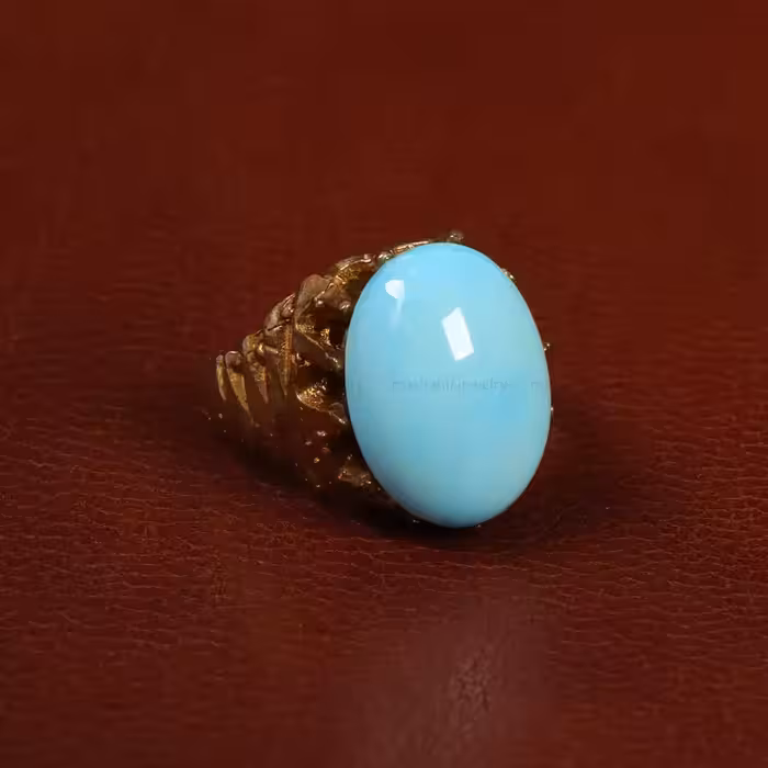 نگین فیروزه عجمی کد 29869 - جواهری مشاهیر