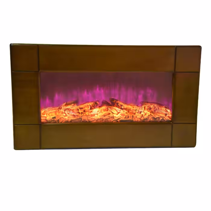 شومینه برقی شومینه بیستون مدل فریم چوبی HW130 - کالاوما