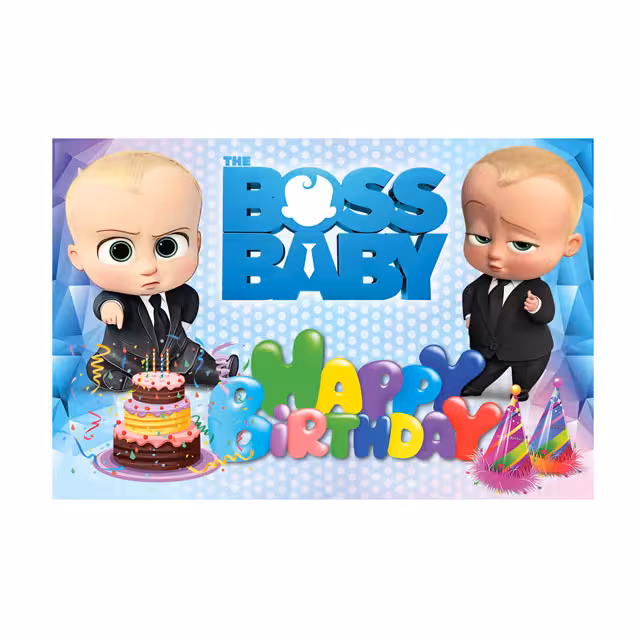 بنر تولد طرح بچه رئیس