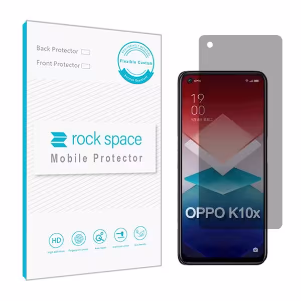 گلس اوپو K10x مدل نانو هیدروژل پرایوسی برند راک اسپیس کد S