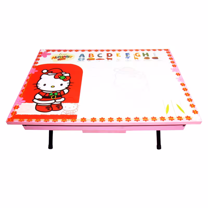 میز تحریر کودک میزیمو طرح گربه کد 3506