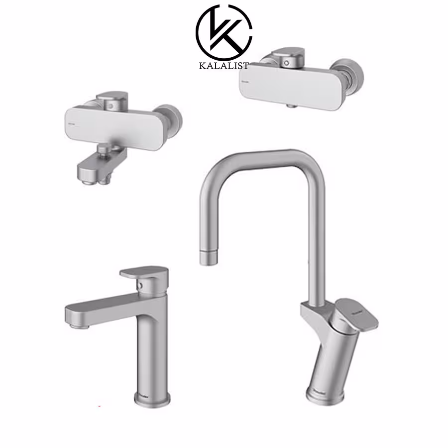 شیرآلات برند شودر مدل تاین کروم مات