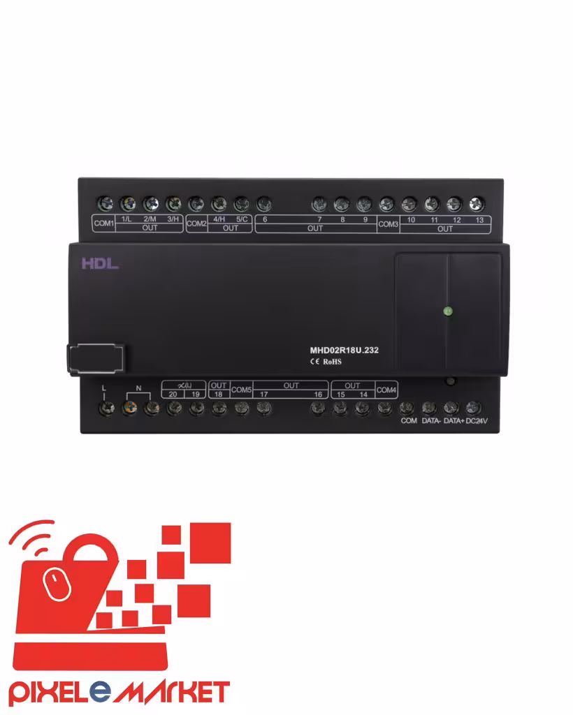 کنترلر MIX هتلی 20 کانال برند HDL مدل HDL-MHD02R18U.232