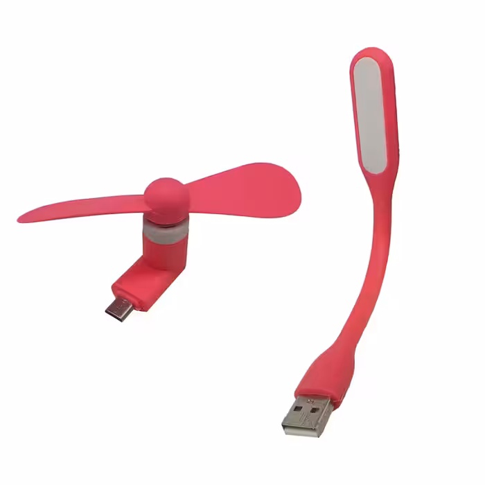 پنکه همراه هایک مدل Micro به همراه لامپ USB | چاوه