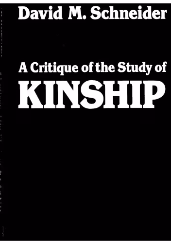 خرید و دانلود نسخه کامل کتاب A Critique of the Study of Kinship