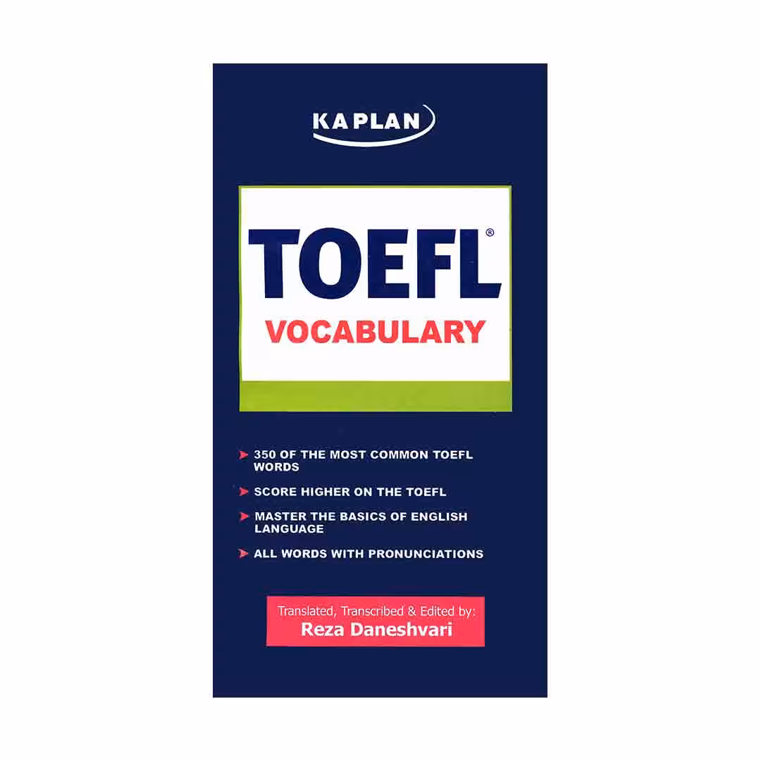 کتاب TOEFL Vocabulary Kaplan برای آزمون تافل