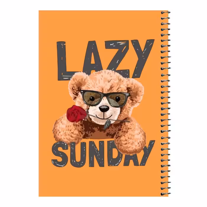 دفتر مشق 80 برگ اس جی مدل تدی گل