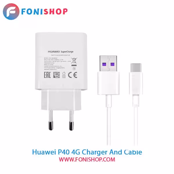 کابل و شارژر سوپر فست شارژ اصلی هواوی Huawei P40 4G