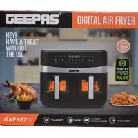 سرخ‌کن جیپاس 96711 | سرخ‌کن بدون روغن حرفه‌ای با توان 2600 وات