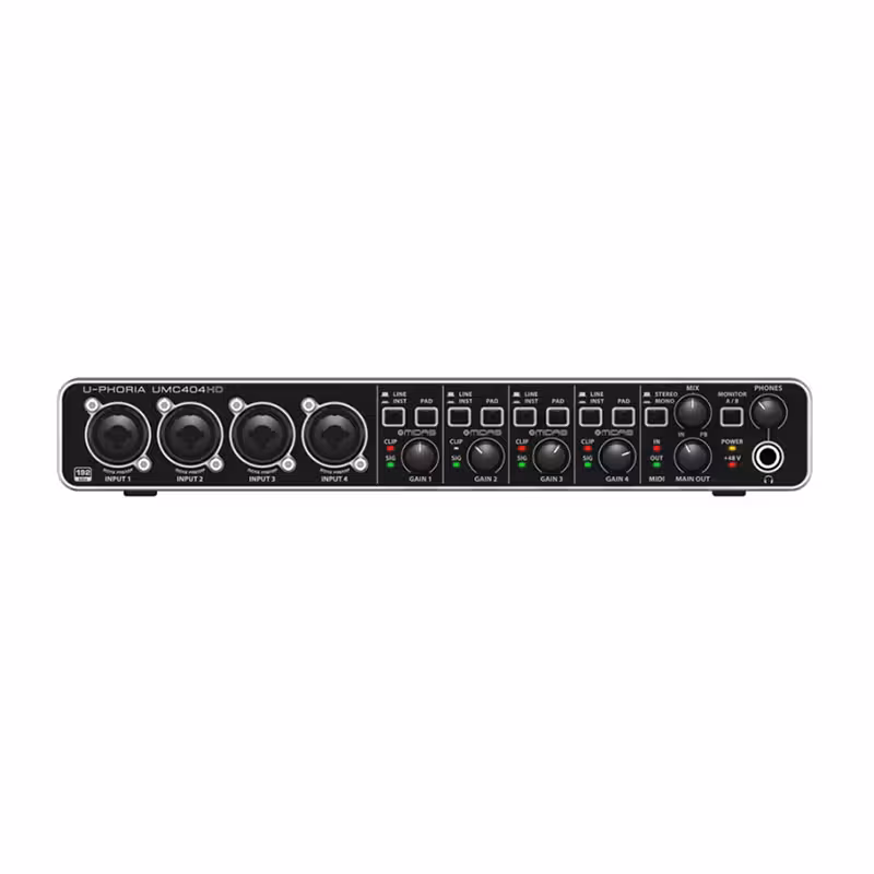 کارت صدا بهرینگر مدل U-Phoria UMC404HDBehringer U-Phoria UMC404HD Audio interface