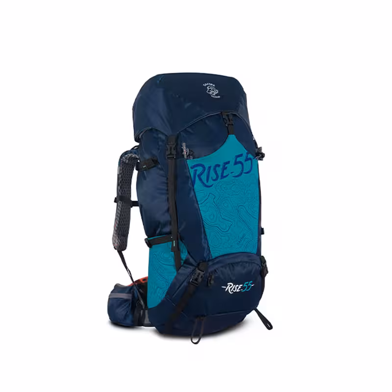 کوله پشتی کوهنوردی صخره مدل رایز 55 لیتری
