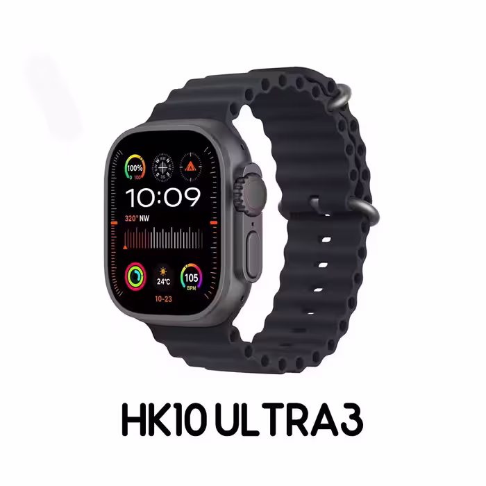 ساعت هوشمند طرح اولترا HK10 ultra3 رنگ مشکی
