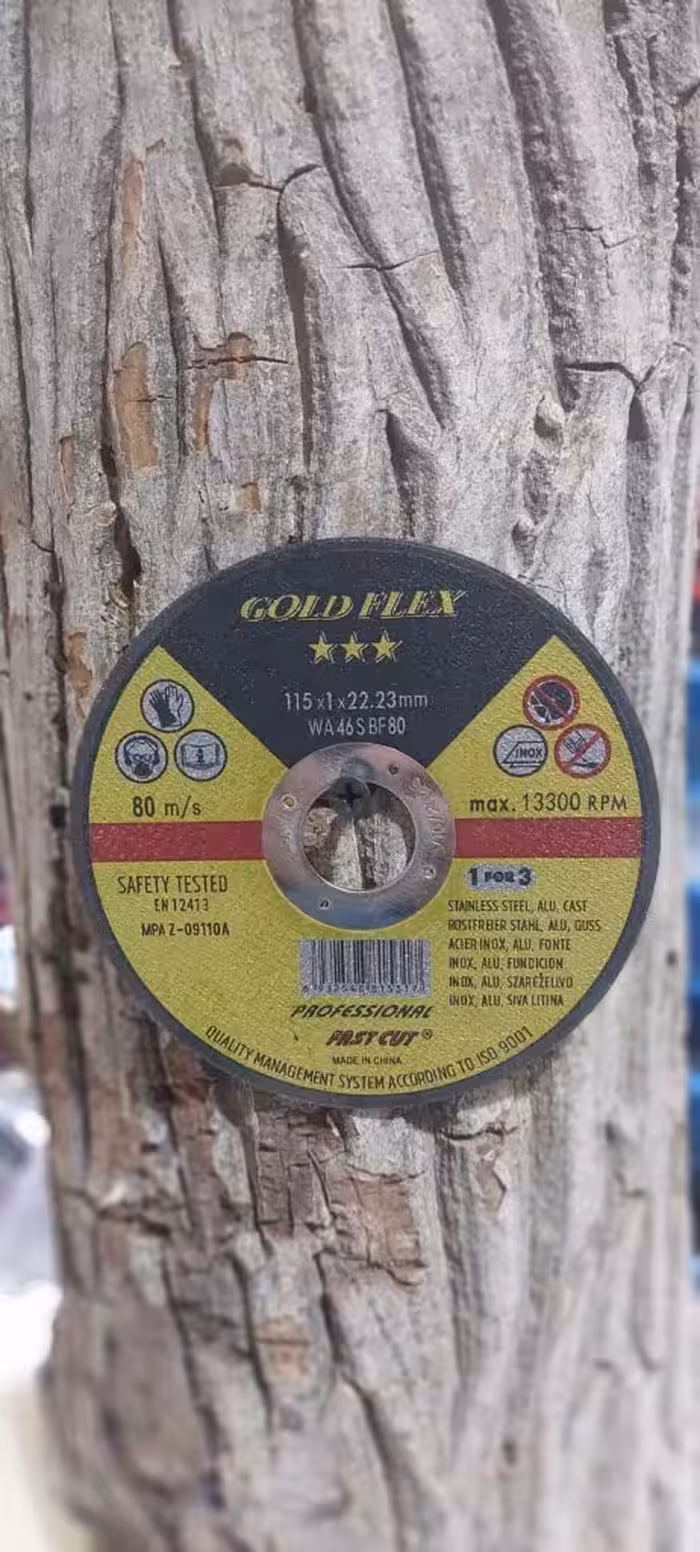 صفحه برش استیل بر 115 میلیمتر گلدفلکس