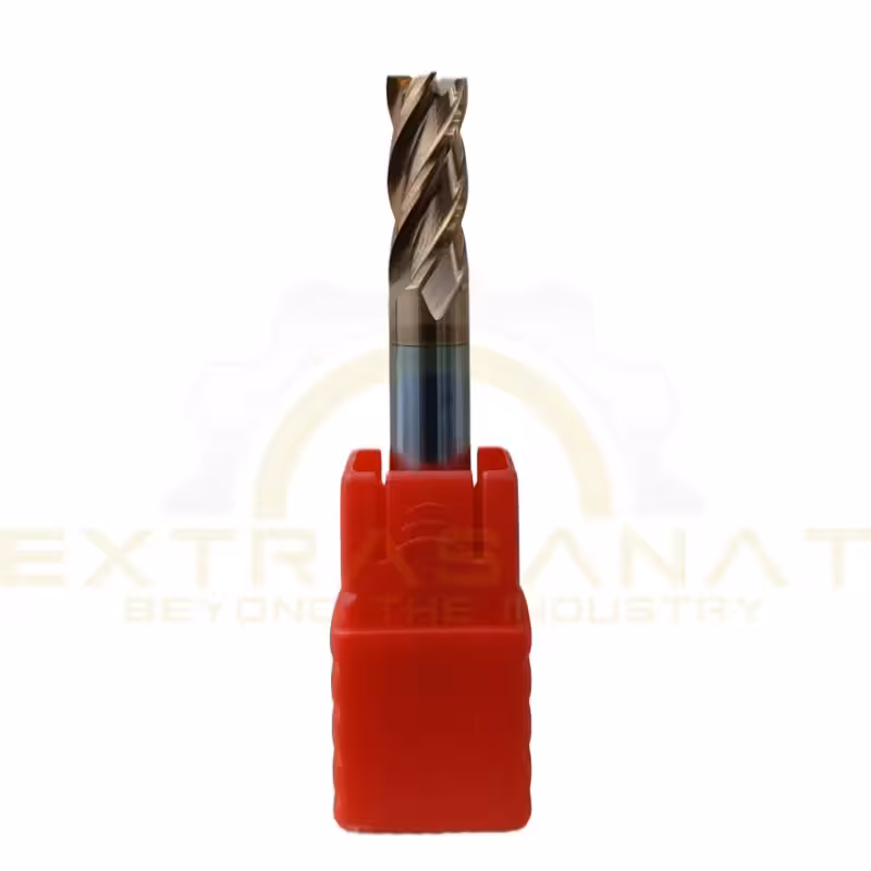 فرز انگشتی الماس 8x8Dx60L-4f HRC55 برند Max Power