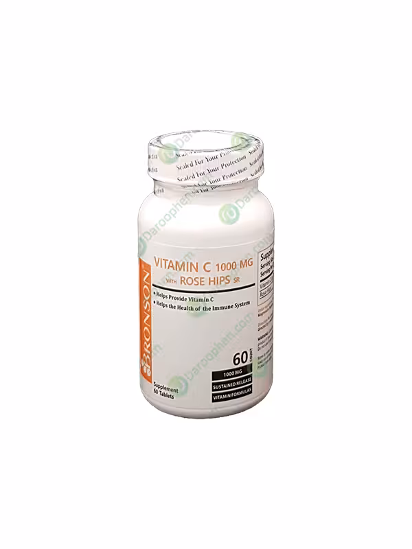 قرص ویتامین C و لیزین 500 میلی گرم برونسون 60 عدد – Bronson Vitamin C and Lysin 500 Mg 60 Tablets