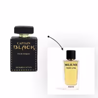 اسانس عطر Captain Black برند kpf - کد 2677 - کاپیتان بلک 100ML - میلیوم پرفیوم