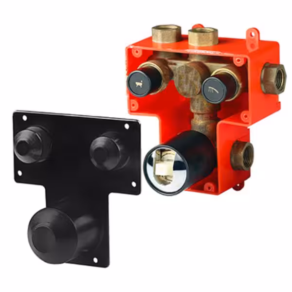 شیر مرکزی حمام تیپ 3 ورونا KWC کروم